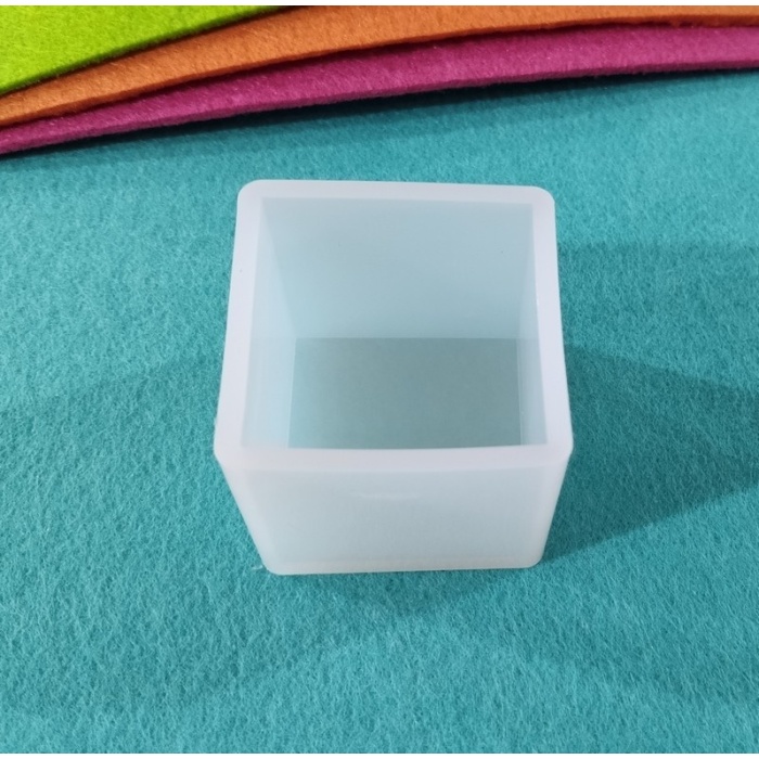 Küp Reçine Epoksi, Mum, Beton ve Sabun Kalıbı - 5cm -Kod:61