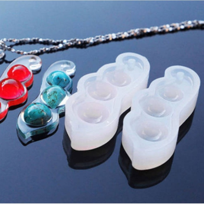 Kolye ve Küpe Reçine Epoksi Kalıp -Kod:367