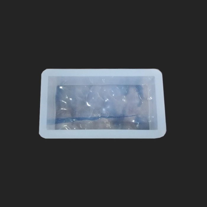 Dalgalı Dikdörtgen Reçine Epoksi  Sabun Kalıbı - Kod: 16