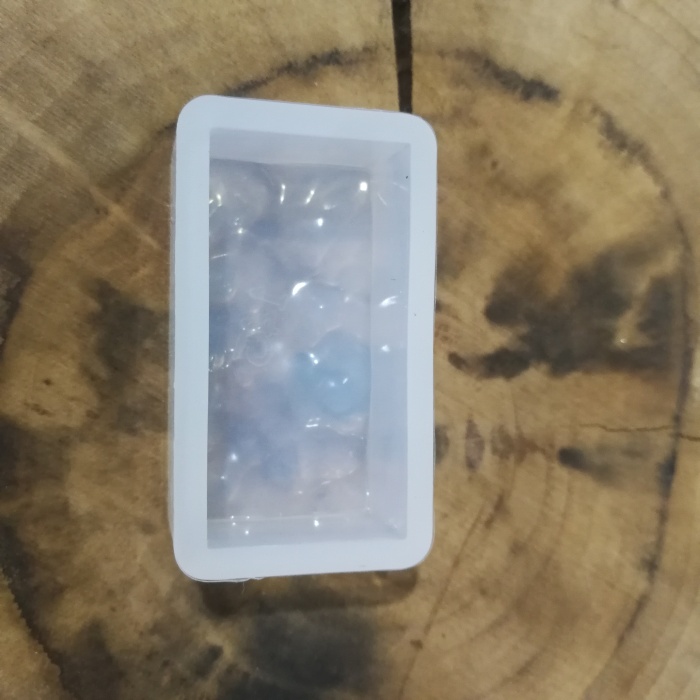 Dalgalı Dikdörtgen Reçine Epoksi  Sabun Kalıbı - Kod: 16