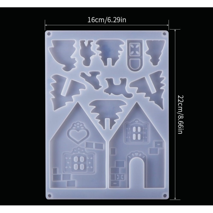 Reçine Epoksi Kalıp Ev Modeli -Kod:176