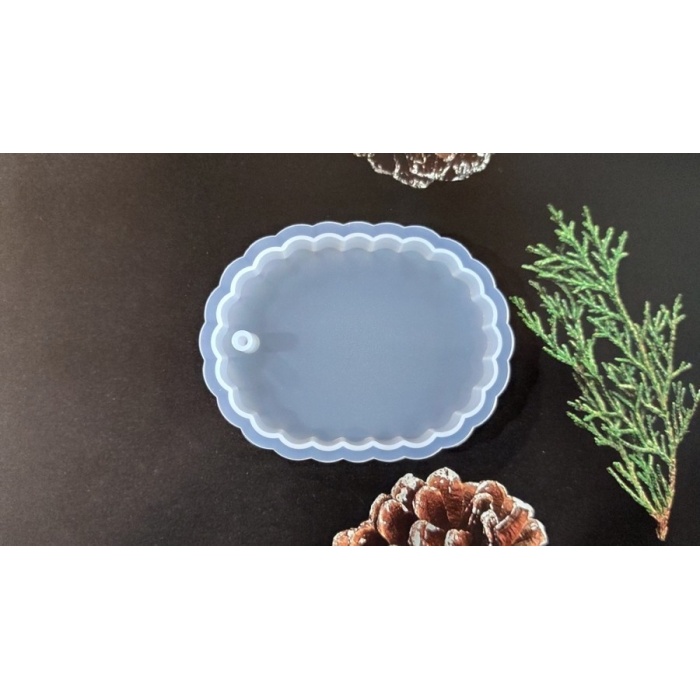 Dalgalı Takı Reçine Epoksi Silikon Kalıp-Kod:41