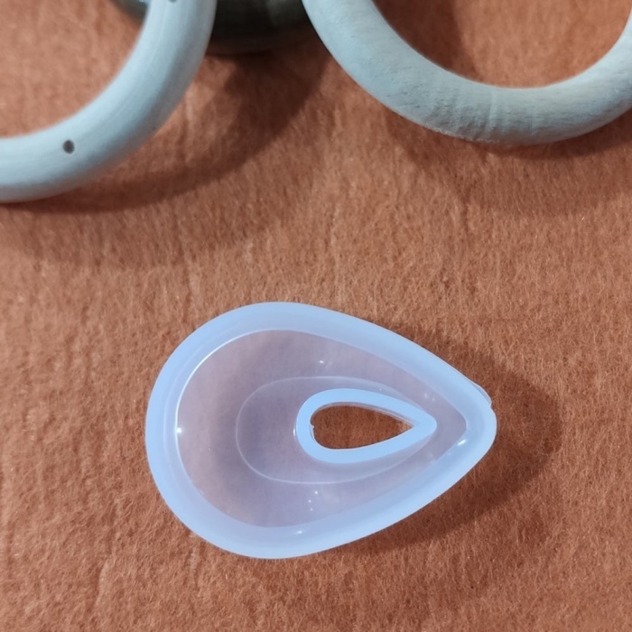 Damla Küpe Kolye Reçine Epoksi Kalıp -Kod:78