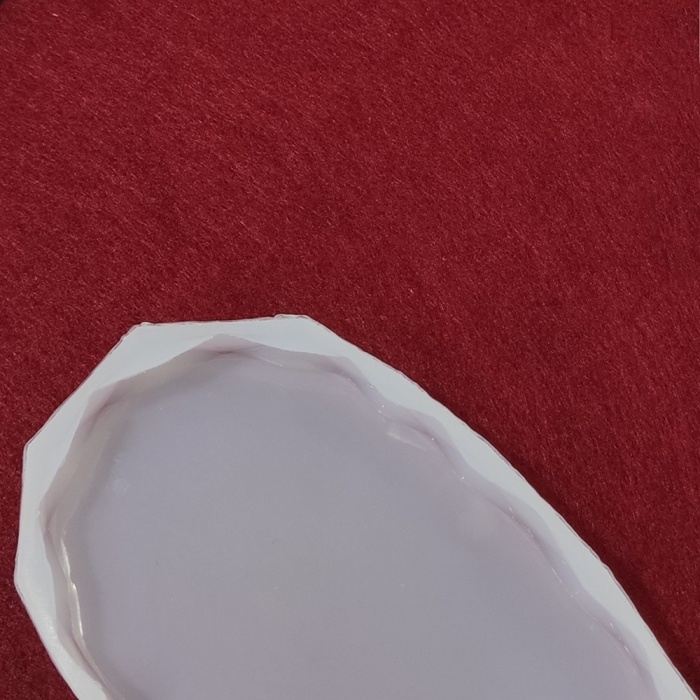 Köşeli Kalp Şeklinde  Reçine Epoksi,Mum,Sabun Kalıbı-Kod:31