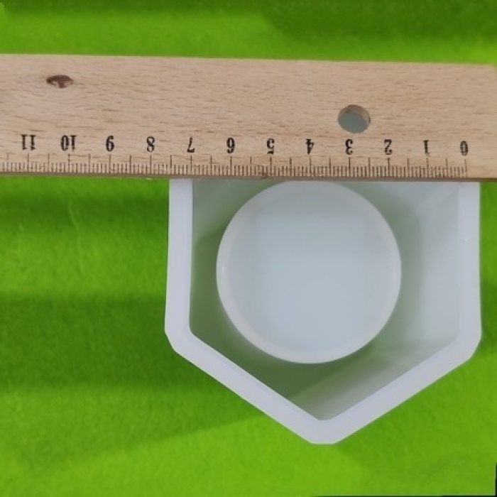 Bardak Reçine Epoksi ve Beton Kalıbı - Altıgen -Kod:929