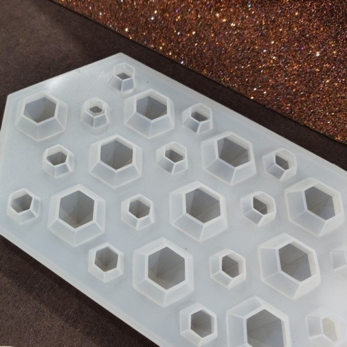 Kristal Damla Reçine Epoksi Kalıp - Çoklu Kalıp -Kod:228