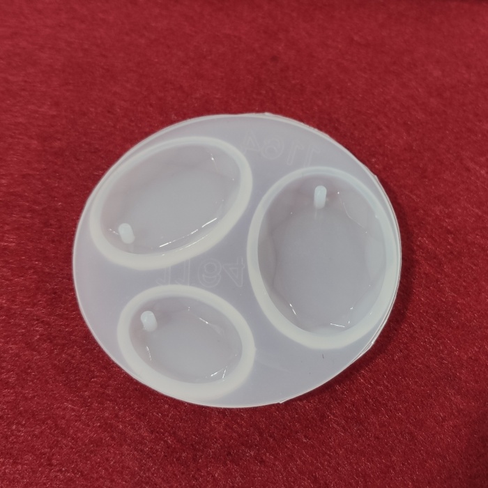 Oval Damla  Reçine Epoksi Takı ve Sabun Kalıbı - Kod:04