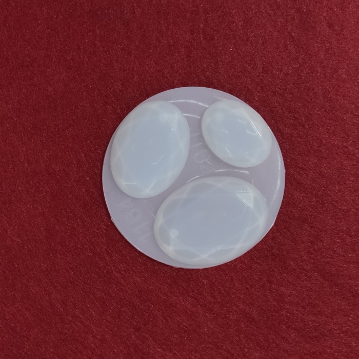Oval Damla  Reçine Epoksi Takı ve Sabun Kalıbı - Kod:04