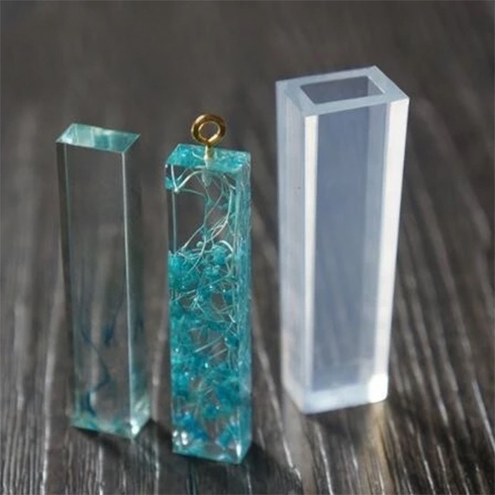 Dikdörtgen Kolye Takı Reçine Epoksi Kalıp -Kod:156