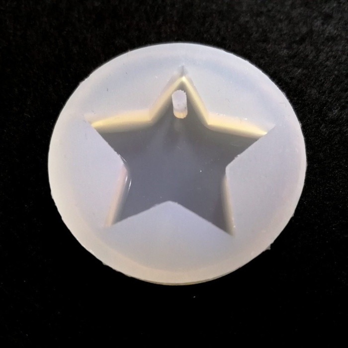 Reçine Epoksi Kalıp-delikli Yıldız - E8