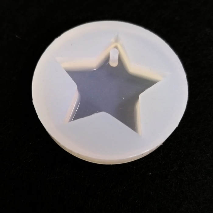 Reçine Epoksi Kalıp-delikli Yıldız - E8