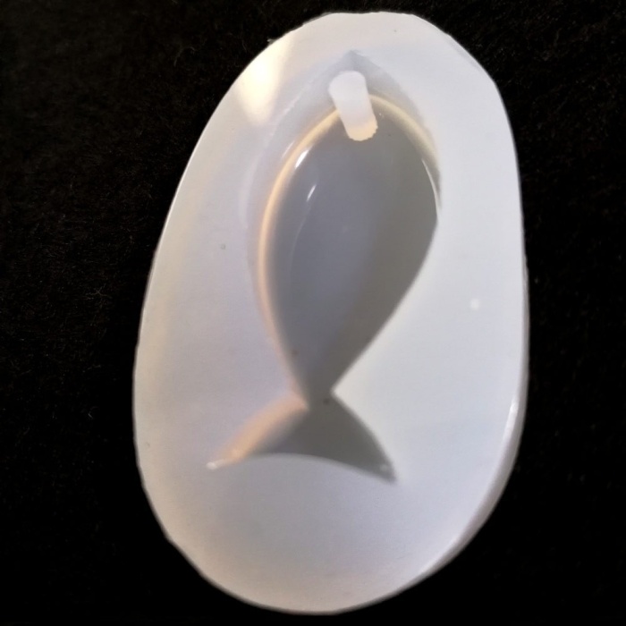 Reçine Epoksi Kalıp-delikli Balık - E9