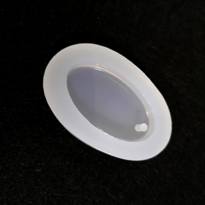 Reçine Epoksi Kalıp-delikli Oval 2 - E16