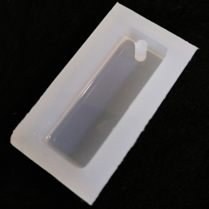 Reçine Epoksi Kalıp - delikli Dikdörtgen - E19