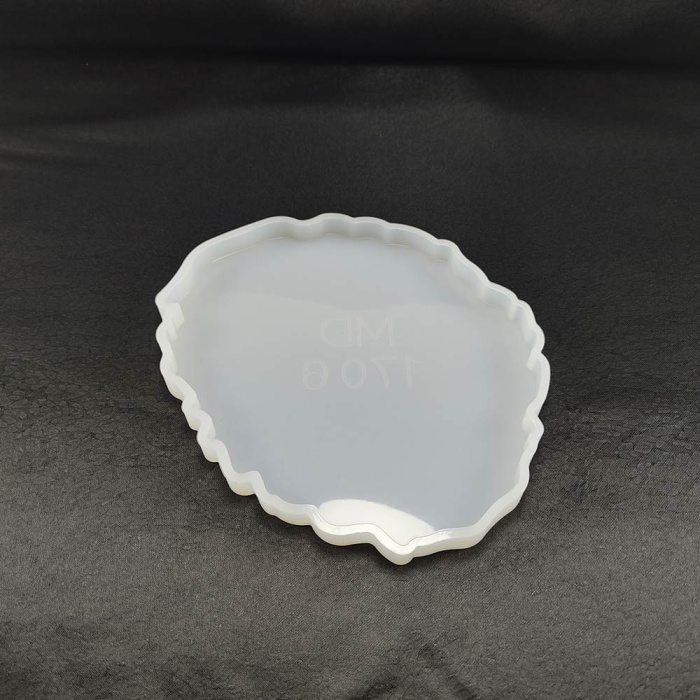 Elips Bardak Altlığı Reçine ve Beton Silikon Kalıbı -Kod:250