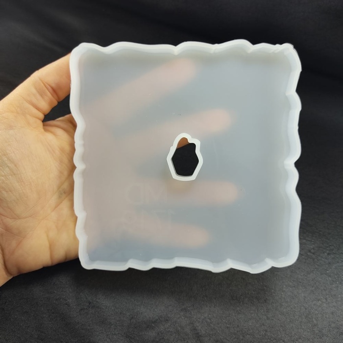 Kare Bardak Altı Reçine Epoksi ve Beton Kalıbı -Kod:253