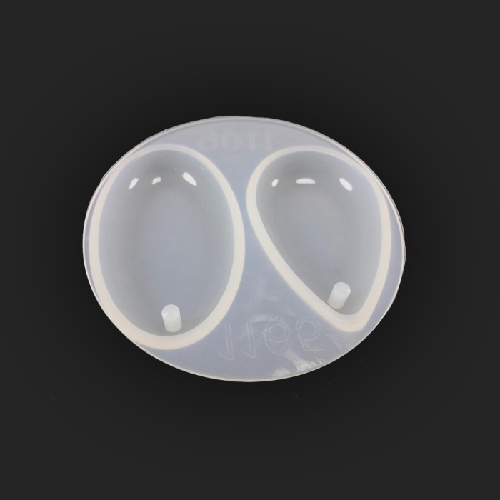 Oval Kolye Reçine Epoksi,  Kalıbı - Kod:05