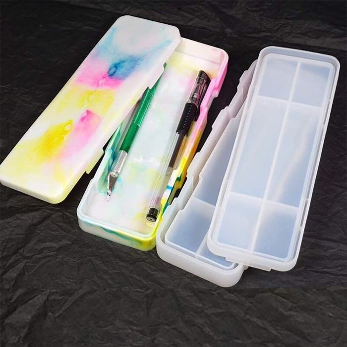 Makyaj Kutusu - Epoksi ve Beton Silikon Kalıbı -Kod:235