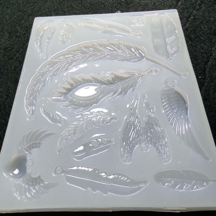 Reçine Epoksi ve Sabun Mini Yapraklar Kalıbı - Kod:104