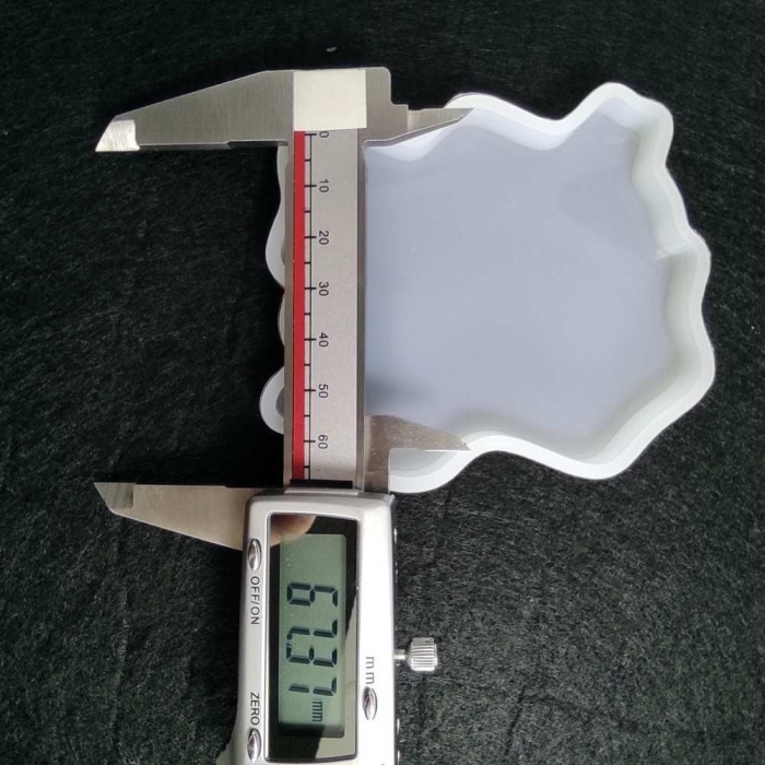 Bardak Altı Reçine Epoksi Kalıp - Dalgalı -Kod:57