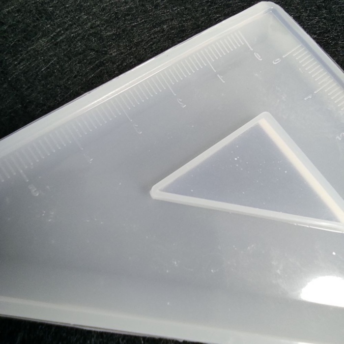 Reçine Epoksi Üçgen Cetvel Kalıp -Kod:88