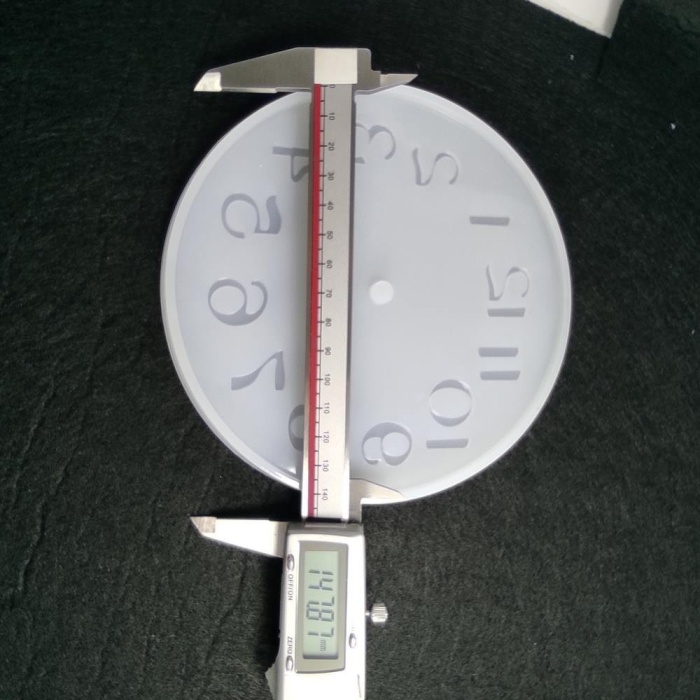 Reçine Epoksi ve Beton Saat Kalıbı 14.7 cm -Kod:197