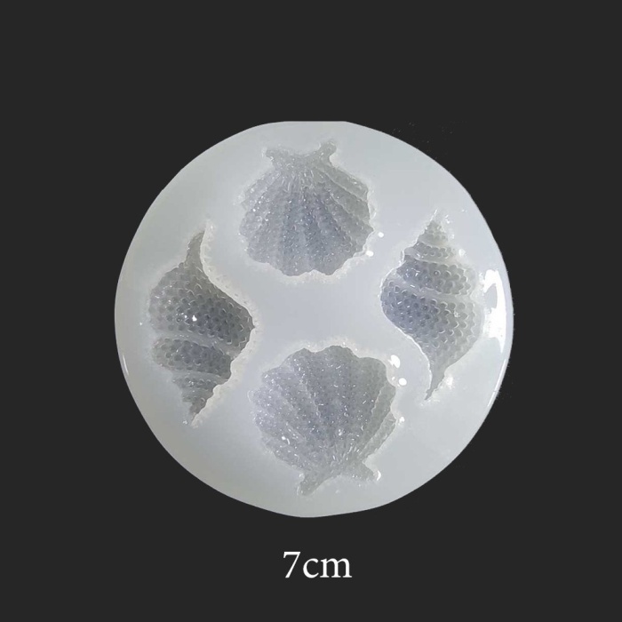 Reçine Epoksi,Mum,Sabun ve Beton Deniz Kabuğu Kalıbı -Kod:34