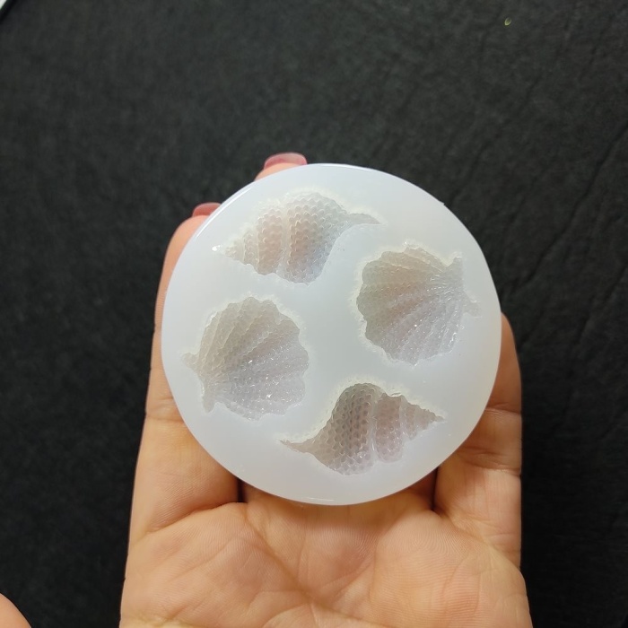 Reçine Epoksi,Mum,Sabun ve Beton Deniz Kabuğu Kalıbı -Kod:34