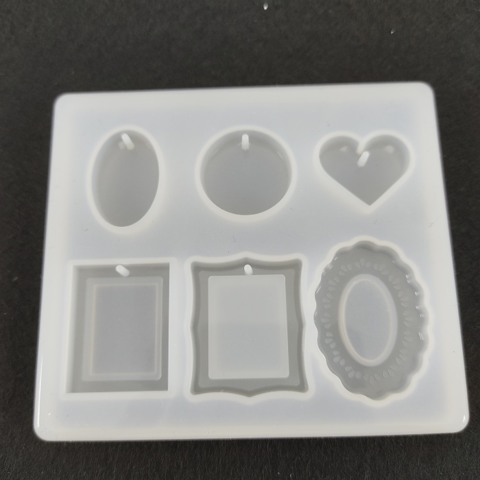 Reçine Epoksi Kalıbı - 6li Kolye -Kod:971