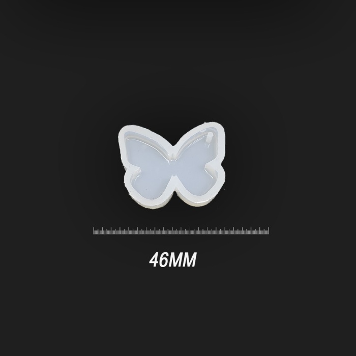 Reçine Epoksi Kalıp Kolye Anahtarlık Kelebek - A9