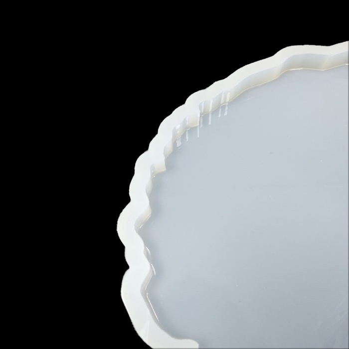 Dalgalı Oval Tepsi Reçine Epoksi Kalıp - T7