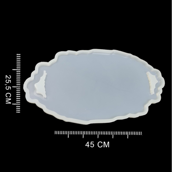 Kulplu Tepsi Reçine Epoksi Kalıp - T9