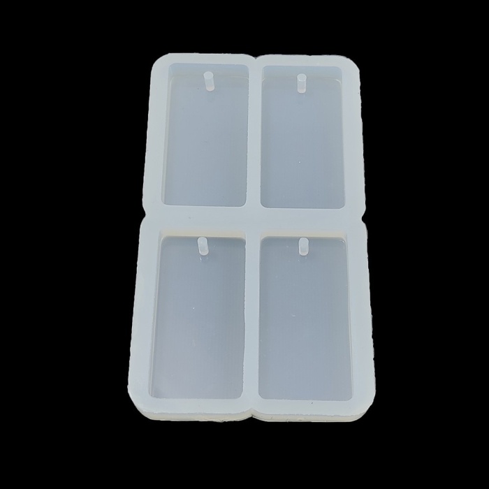 Dörtlü Magent Küçük Takı Epoksi Kalıp - Dikdörtgen - DK2