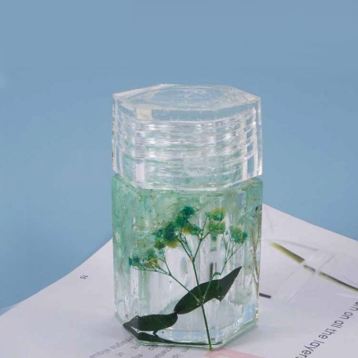 Kapaklı Kavanoz Reçine epoksi Kalıbı -Kod:342