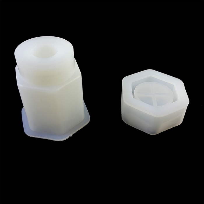 Kapaklı Kavanoz Reçine epoksi Kalıbı -Kod:342