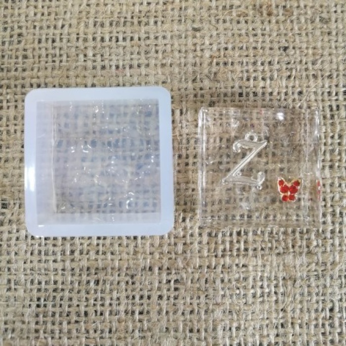 Kolye Reçine Epoksi Kalıp Dörtgen -Kod:75