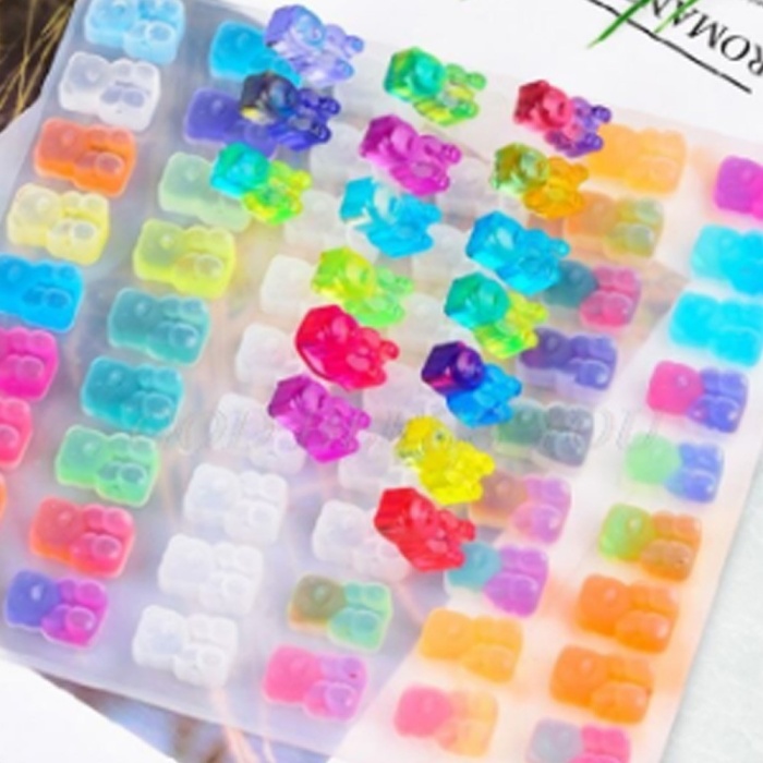 50 Lİ Haribo Ayı Reçine Epoksi Kalıbı -Kod:935