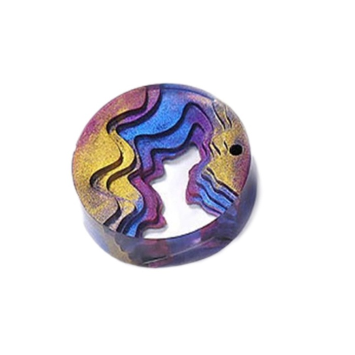 Kolye Reçine Epoksi Kalıbı - Yuvarlak -Kod:923