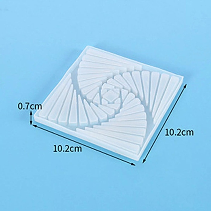 Bardak Altı Desenli Reçine Epoksi Kalıbı -Kod:128