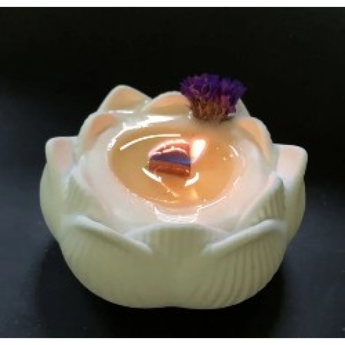 Lotus Mum Kalıbı - Hobi Silikon Kalıbı -Kod:1077