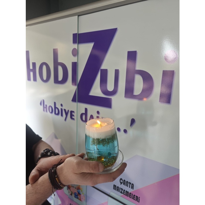 Organik İnci Tozu Mum -100gr