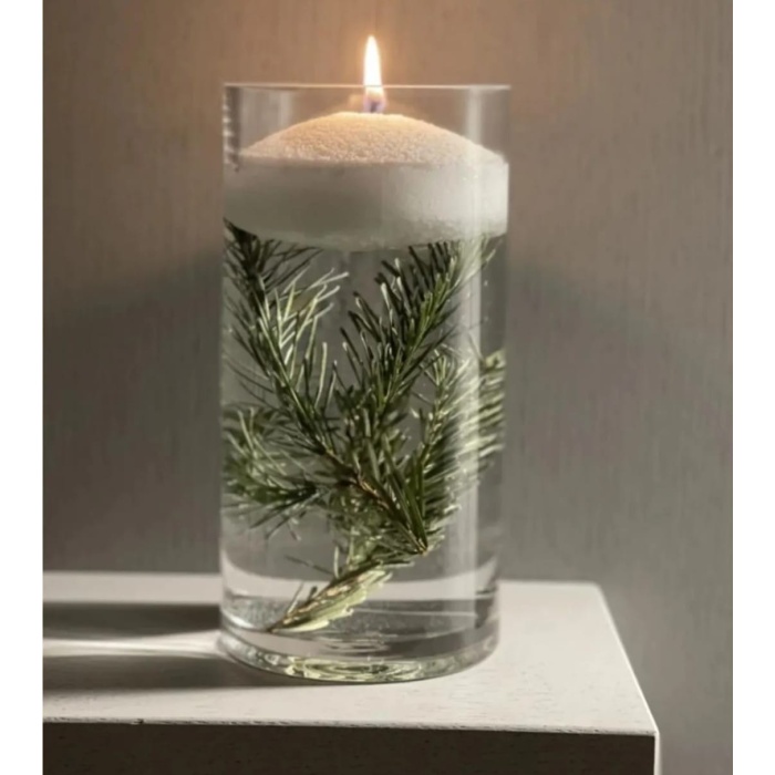 Organik İnci Tozu Mum -100gr