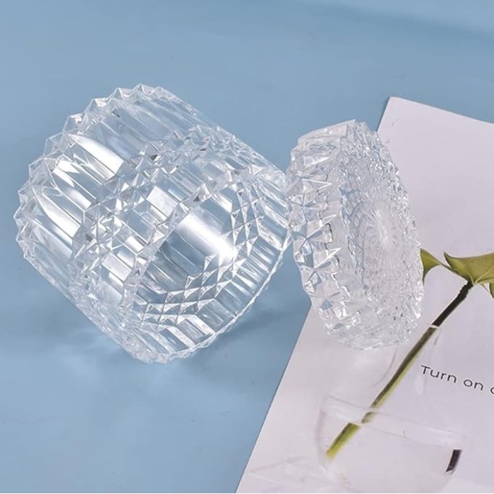 Desenli Şekerlik Silikon Kalıbı - Hobi Silikon Kalıbı -Kod:472