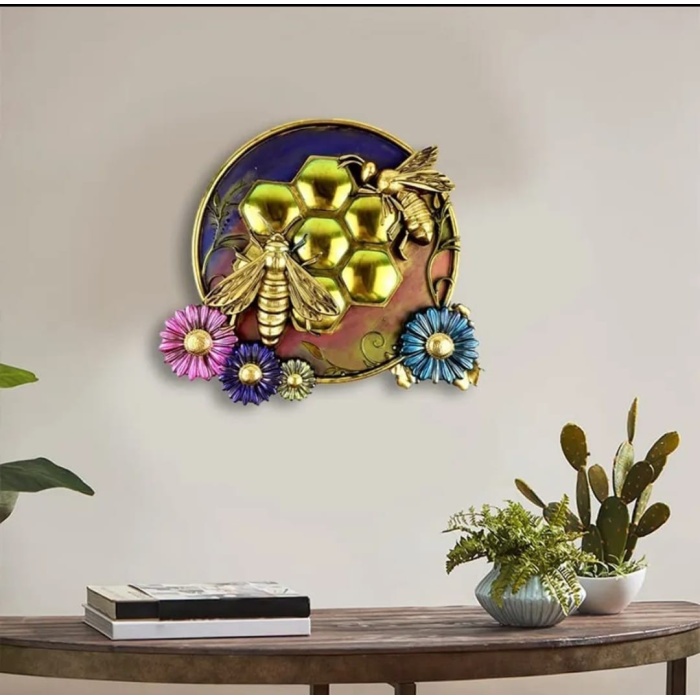 Duvara Asılı Arı - Hobi Silikon Kalıp-21x18,7 cm- Kod:1110