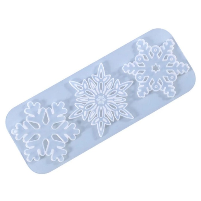 Çoklu Kar Tanesi Epoksi Reçine Kalıp - Kod:1112