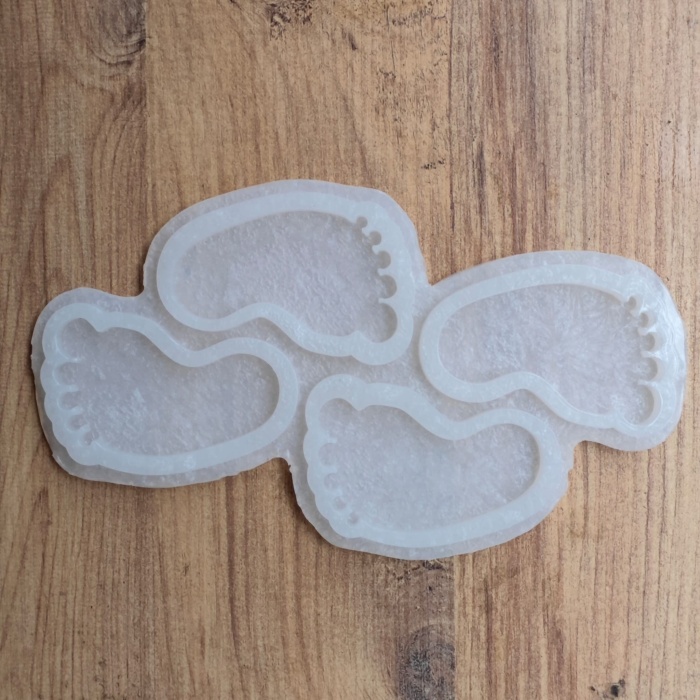 5 Adet Silikon Bebek Ayağı Magnet  Kalıbı