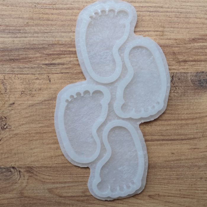 5 Adet Silikon Bebek Ayağı Magnet  Kalıbı