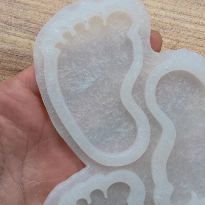 5 Adet Silikon Bebek Ayağı Magnet  Kalıbı