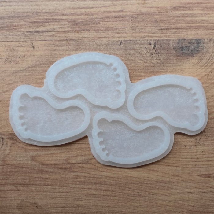 5 Adet Silikon Bebek Ayağı Magnet  Kalıbı