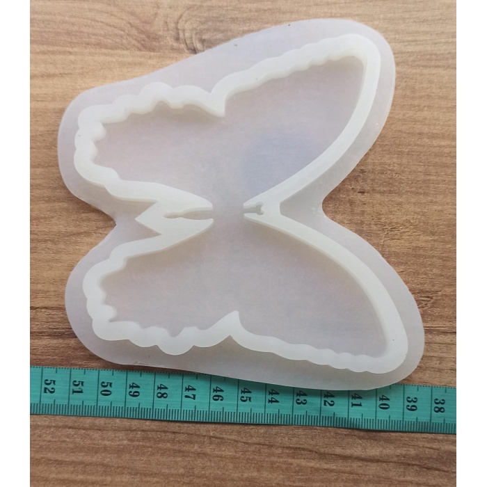 Kelebek Reçine Epoksi Bardak Altı Kalıbı - (inci)